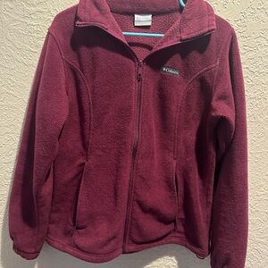 Columbia Fleece Jacket Full Zip Outdoor Wear
